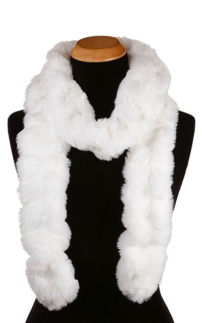 Royal Opulence Skinny Scarf in Heavenly. Handmade by Pandemonium Seattle.