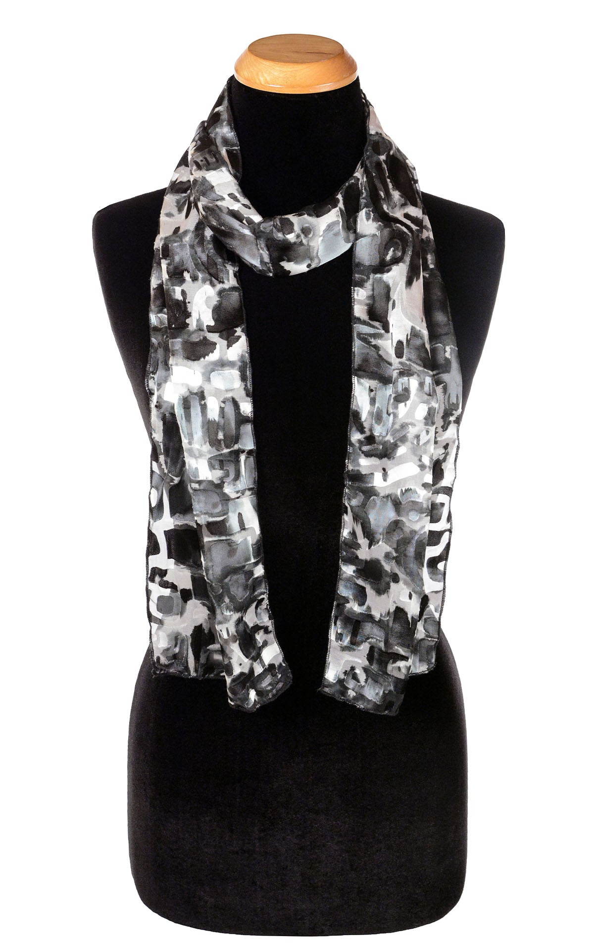 Women's Garden Path Skinny Scarf in Sand Dollar | Handmade in Seattle WA | Pandemonium Millinery