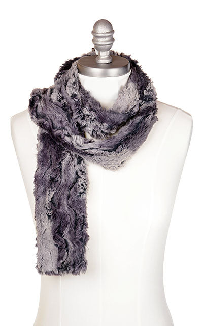 Classic Faux Fur Scarf - in  Muddy Waters