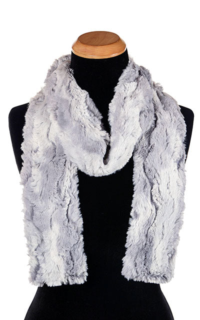Classic Scarf - Luxury Faux Fur in Winter River