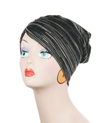 Slouchy Edith Turban Hat - Soft and Striped Available in Reflections Jersey Knit!