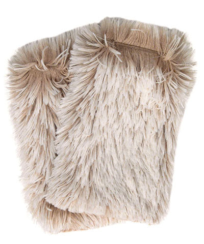 Reversible Fingerless Gloves | Foxy Beach Faux Fur | Pandemonium Millinery