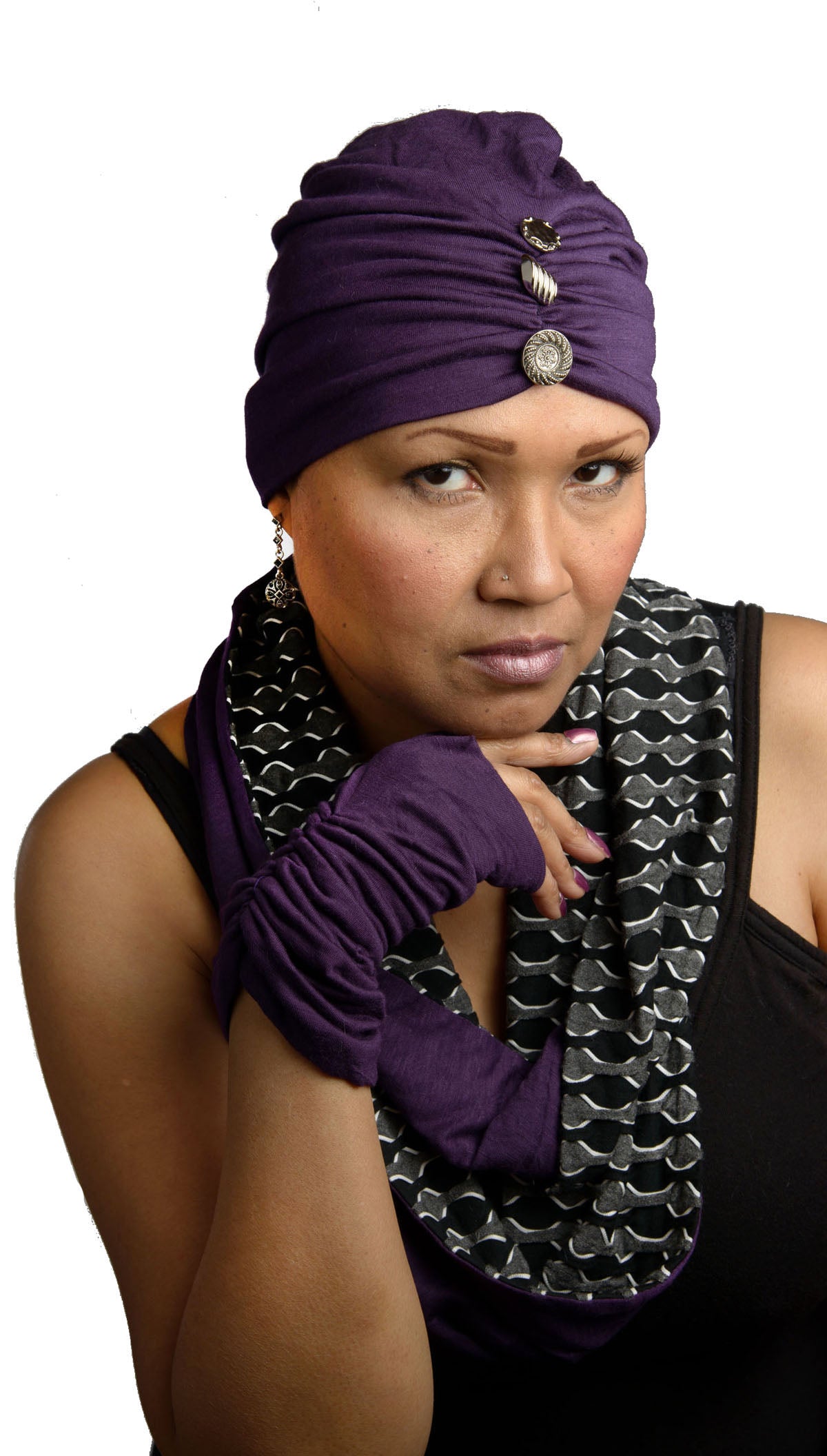 THE INFINITY SCARF - Handmade in Seattle, WA, USA. Shown in Solar and lunar Eclipse