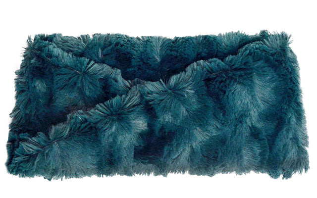 Headband - Peacock Pond Faux Fur - Handmade in Seattle, WA by Pandemonium Millinery