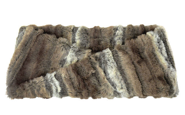 Women's Headband in Plush Faux Fur in Willows Grove - Handmade in Seattle WA USA