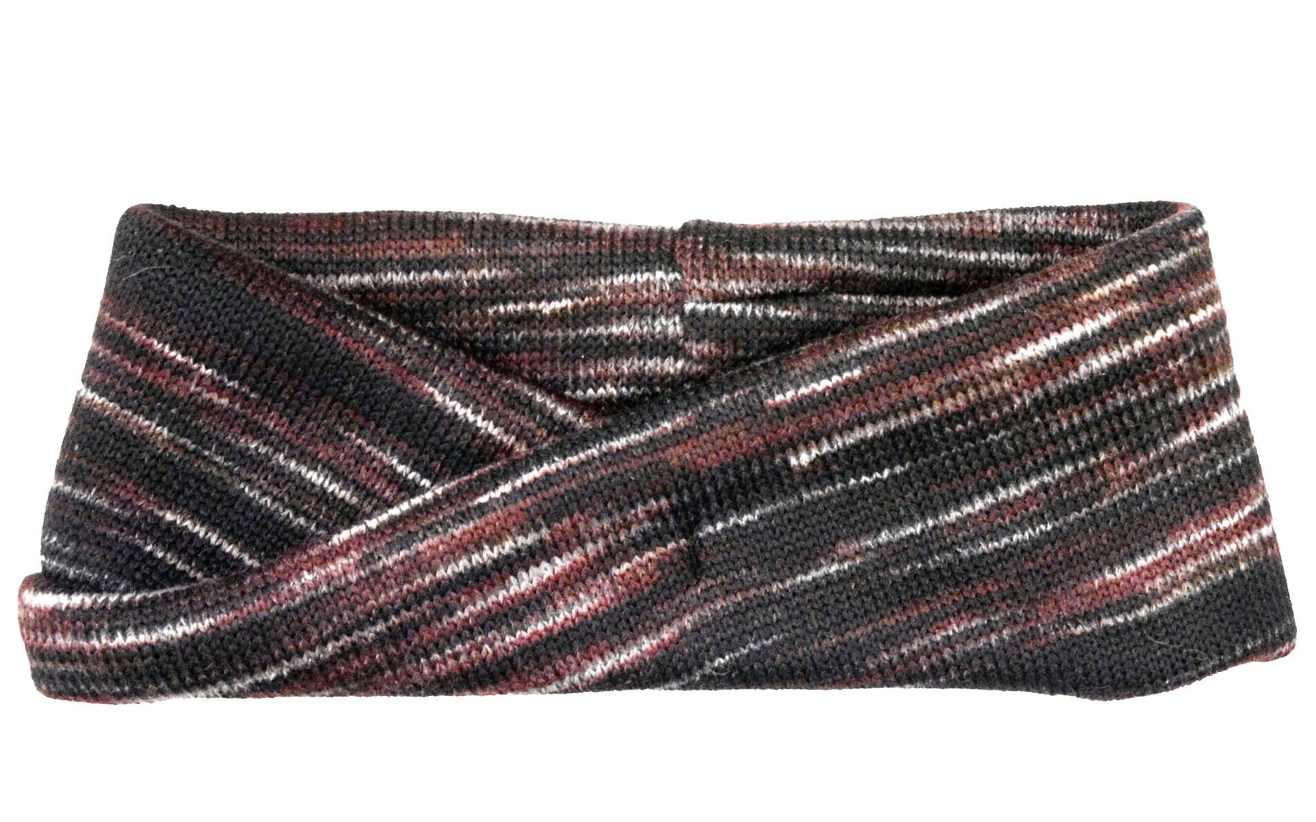 Pandemonium Headband Sweet Stripes in Cherry Cordial made in Seattle