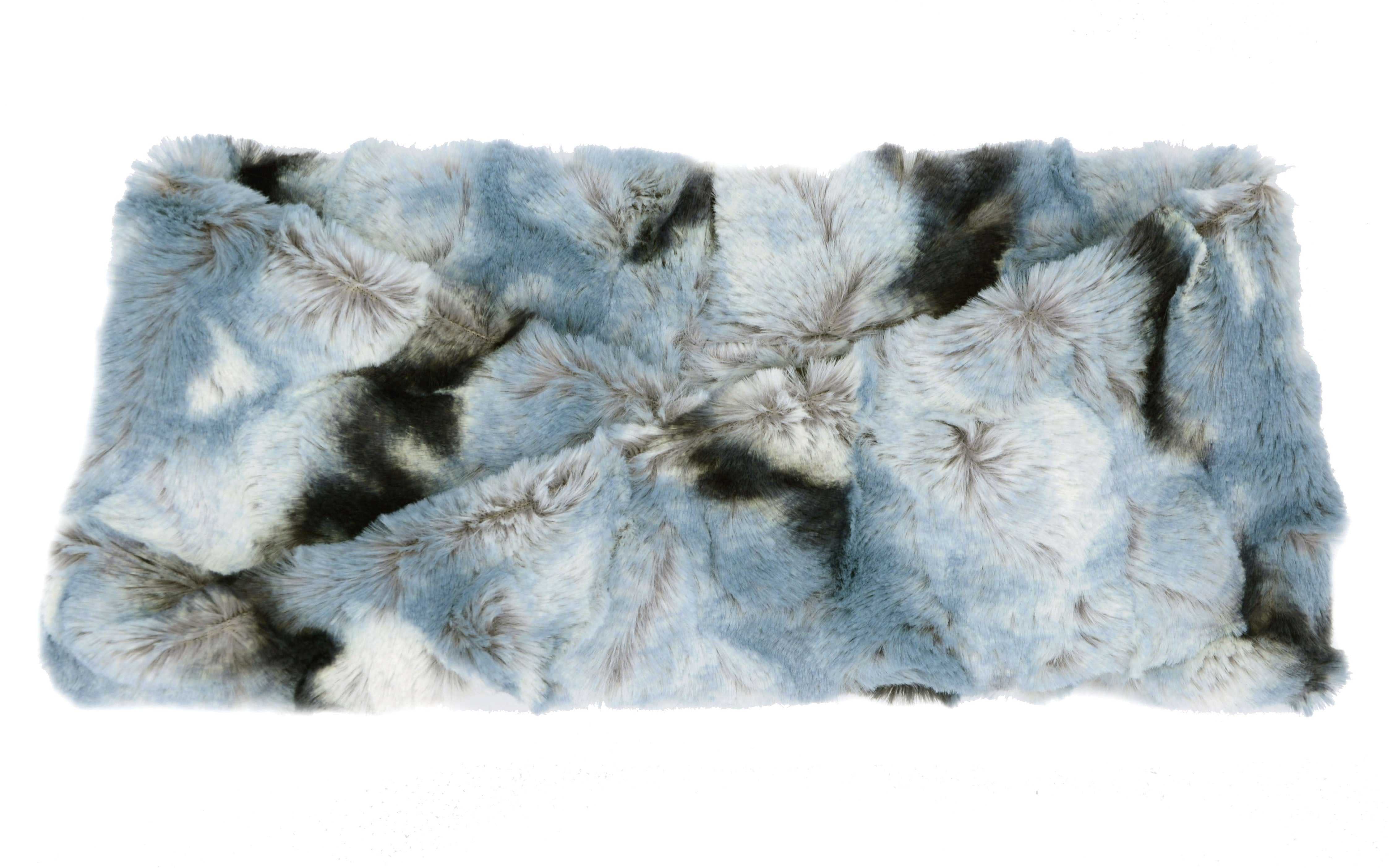 Headband  |  Cascade Faux Fur in White Water | Handmade in Seattle, WA USA by Pandemonium Millinery