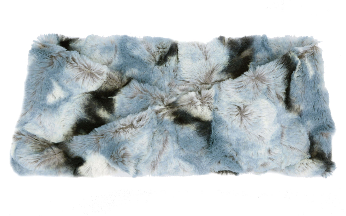 Headband | Cascade Faux Fur in Rainier Sky | Handmade in Seattle, WA USA by Pandemonium Millinery