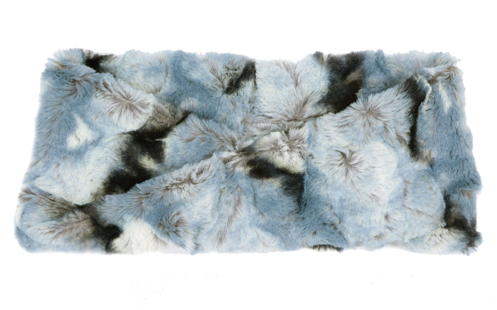 Headband | Cascade Faux Fur in Rainier Sky | Handmade in Seattle, WA USA by Pandemonium Millinery