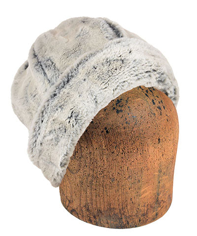 Men&#39;s Beanie Hat, Reversible - Frosted Faux Furs