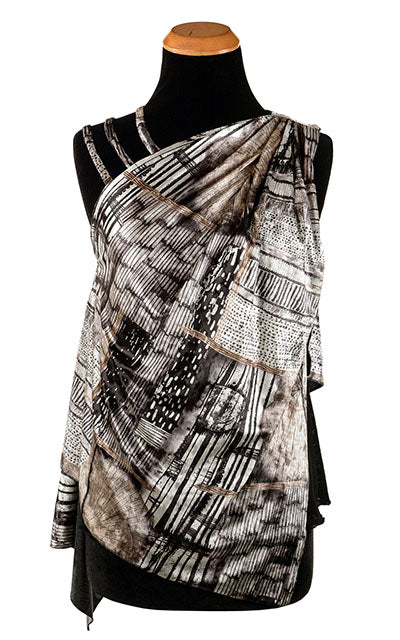 Moab Top | Tombstone Desert Velvet with Scorpion Crepe | Handmade in Seattle WA USA | LYC Collection