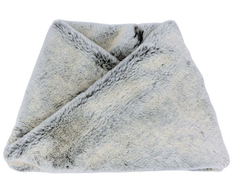 Men's Neck Warmer | Frosted Juniper Faux Fur | Handmade in the USA by Pandemonium Seattle