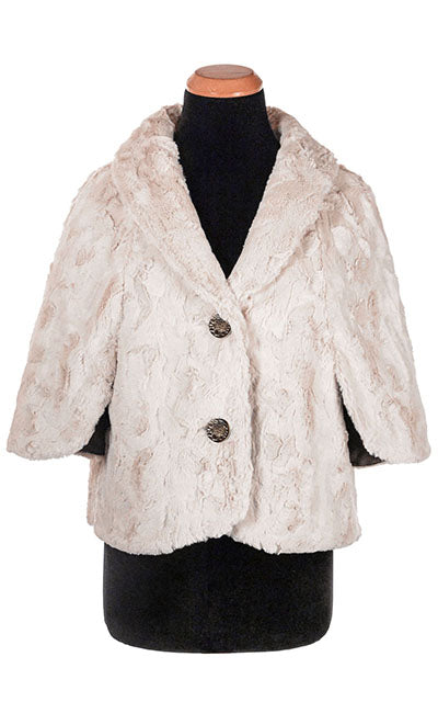 Opera Cape - Cuddly Faux Fur in Sand (Limited Availability)
