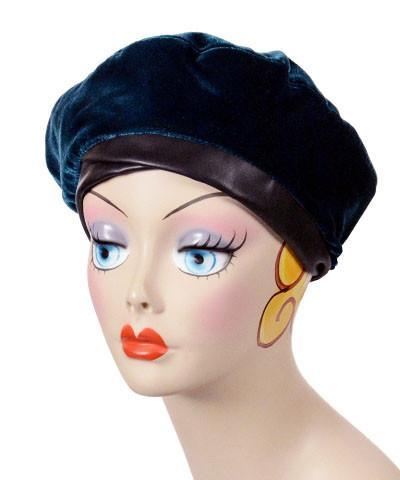 Beret Velvet in Emerald | Handmade By Pandemonium Millinery | Seattle WA USA