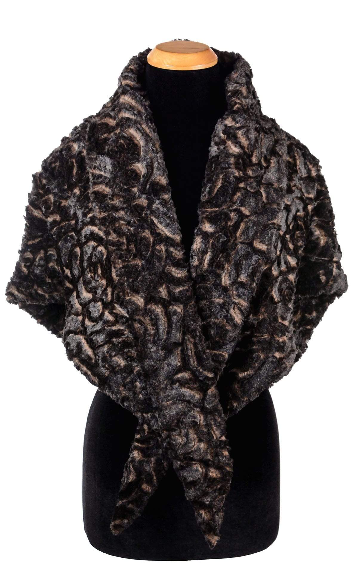 Bermuda Scarf - Luxury Faux Fur in Vintage Rose _ Sold Out!)