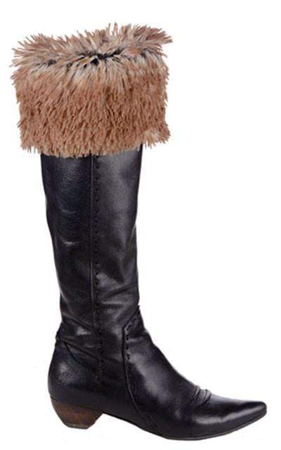 Pandemonium Millinery Boot Topper - Fox Faux Fur No Buttons / Red Fox Accessories