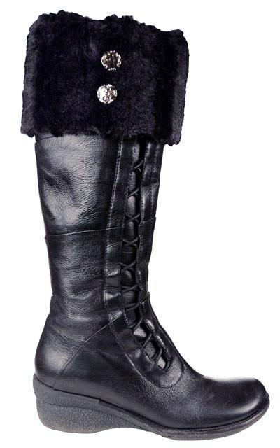 Boot Topper - Minky Faux Fur in Black