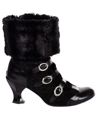 Boot Topper - Minky Faux Fur in Black