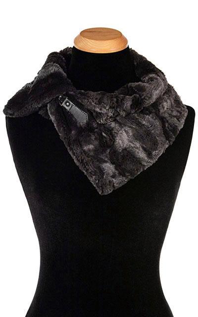 Buckle Scarf - Luxury Faux Fur in Espresso Bean  (Sold Out!)