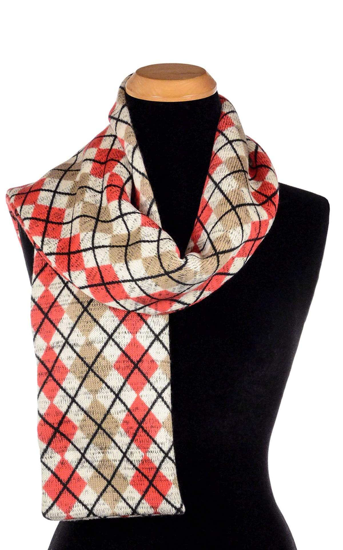 Classic Scarf -  Argyle in Candied Apple (Only One Available)