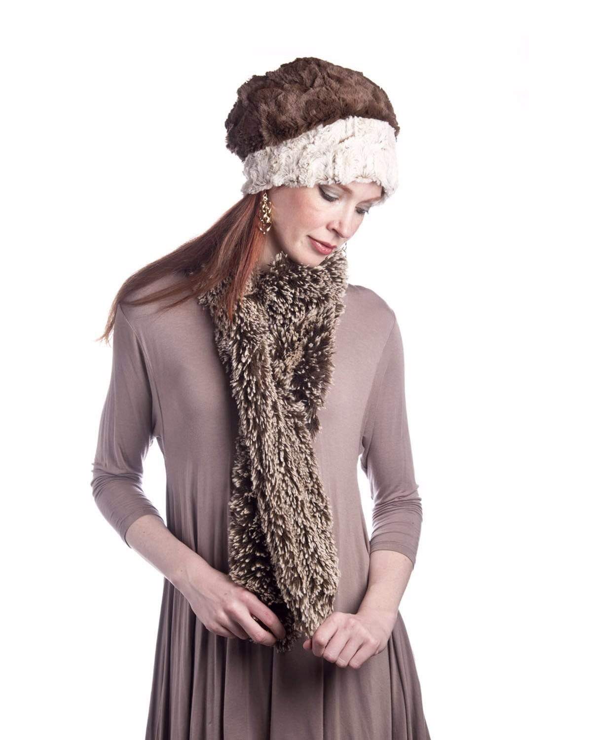 Pandemonium Millinery Classic Scarf - Fox Faux Fur Scarves
