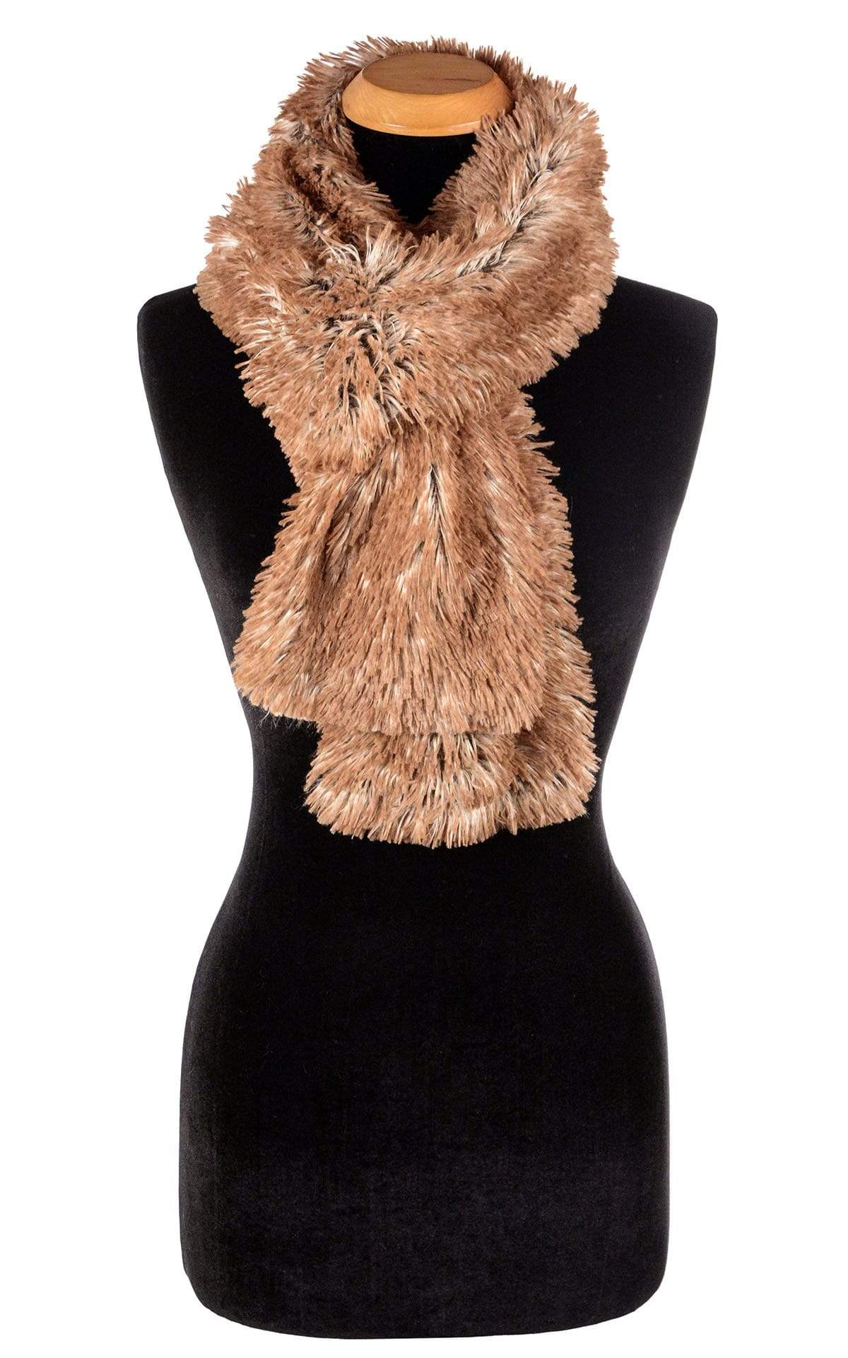 Pandemonium Millinery Classic Scarf - Fox Faux Fur Scarves