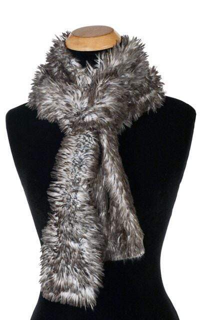 Pandemonium Millinery Classic Scarf - Fox Faux Fur Skinny / Arctic Fox Scarves