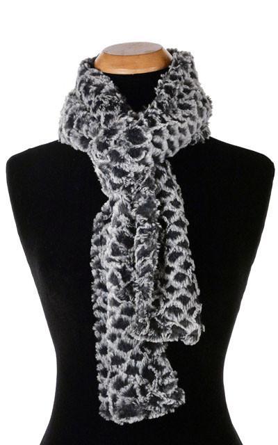Classic Scarf - Luxury Faux Fur in Snow Owl - One Skinny Left!