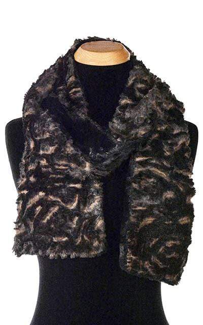 Classic Scarf - Two-Tone, Luxury Faux Fur in Vintage Rose (Limited Availability)