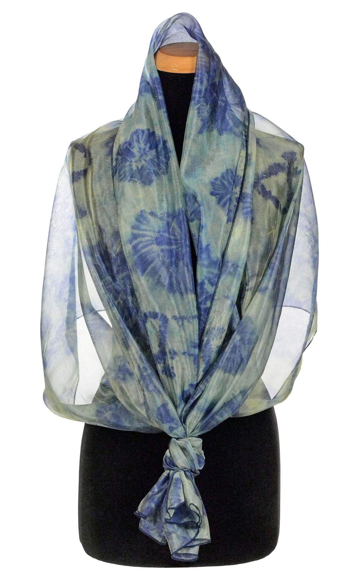 Styled Coastal Garden Wrap in Agave | Handmade in Seattle WA | Pandemonium Millinery