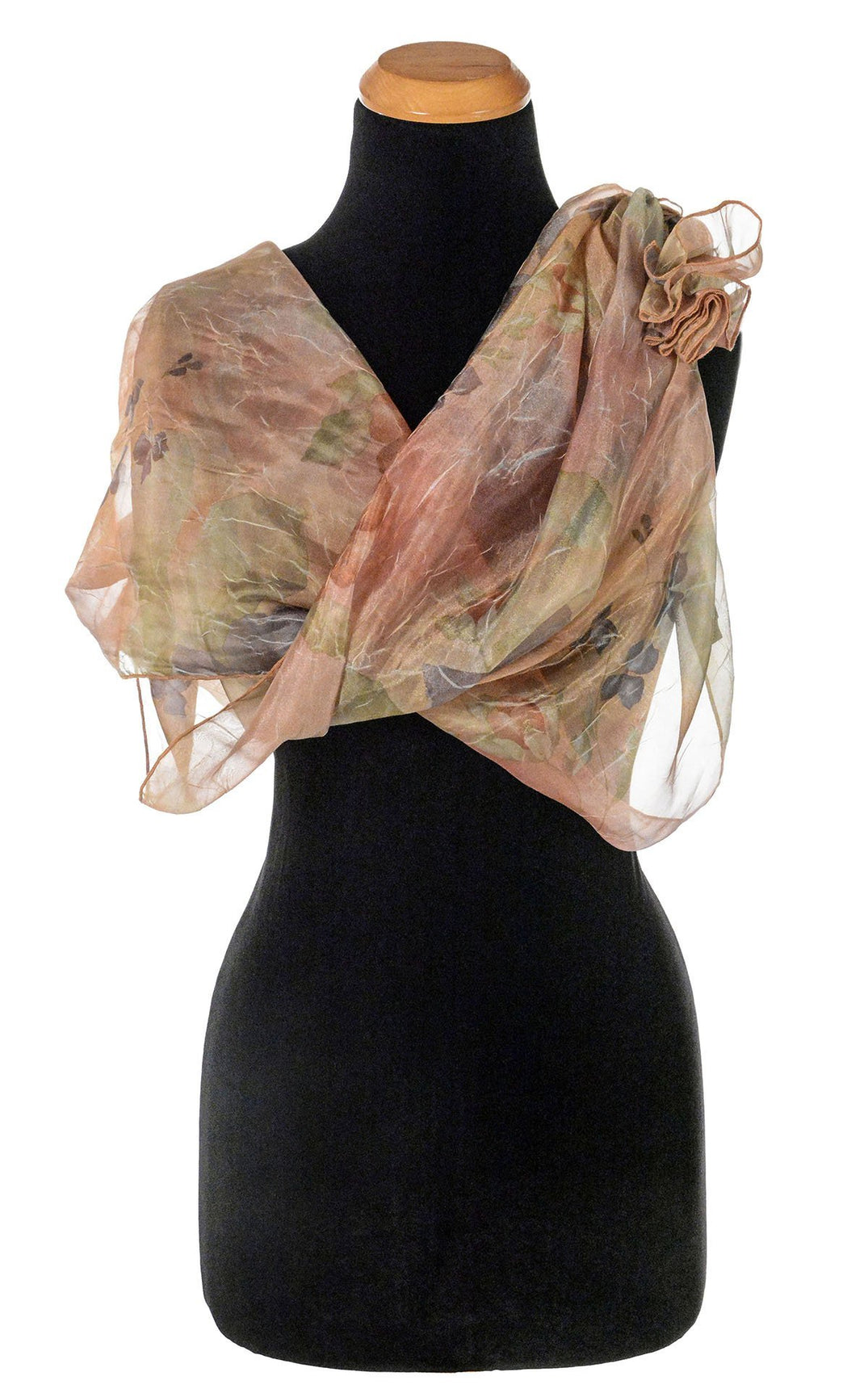 Styled Coastal Garden Wrap in Bayberry | Handmade in Seattle WA | Pandemonium Millinery