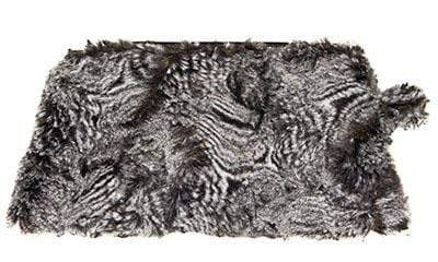 Coin Purse in Praline Swirl Faux Fur, Brown and Cream Swirls| Handmade in Seattle WA | Pandemonium Millinery