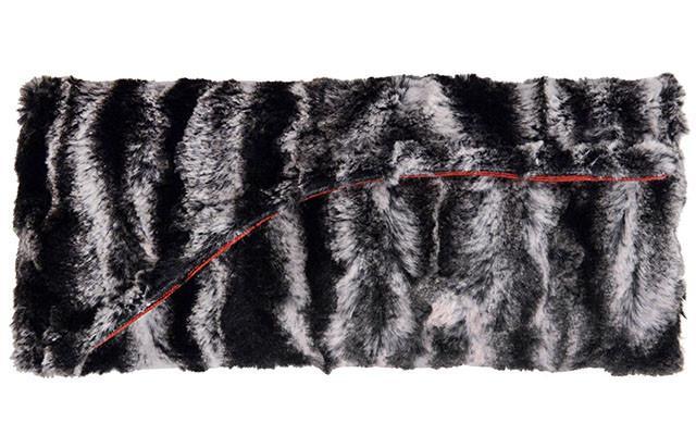 Envelope Clutch - Luxury Faux Fur Agate in Black Agate in Black / Clutch Only Handbag Pandemonium Millinery