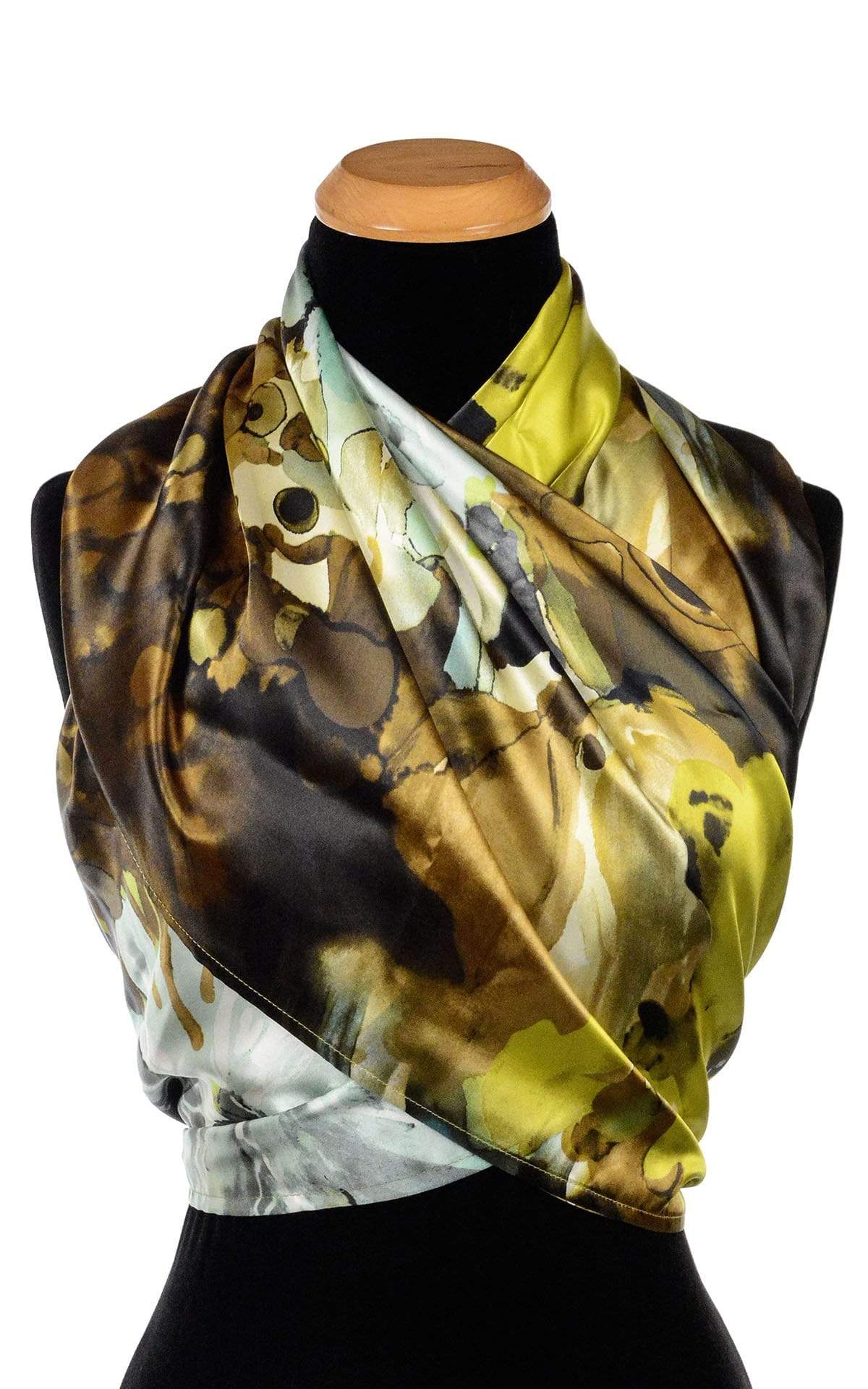 Women&#39;s Euro Scarf Top in Masquerade Fiesta Silk | Handmade in Seattle WA | Pandemonium Millinery