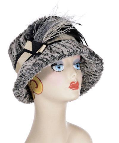Feather Trim - Black & Gray