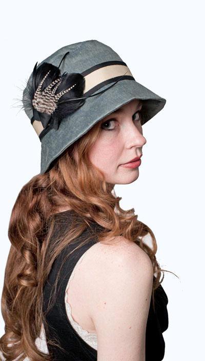 Feather Trim - Black & Grizzly (Limited Availability)  (Grizzly Feather Trim, Solid Out!)