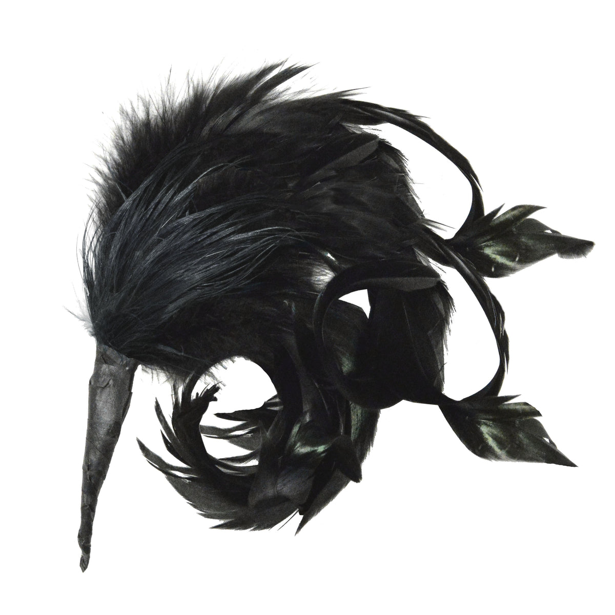 Feather Trim - Natural Black