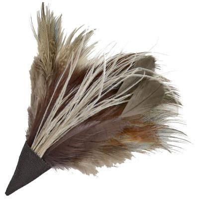 Feather Trim - Pheasant, Cream, &amp; Mauve