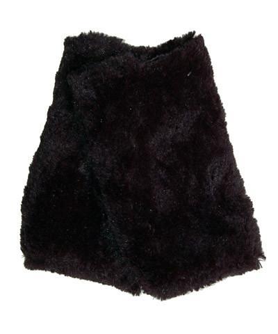 Fingerless Gloves | Cuddly Stone Faux Fur | Pandemonium Millinery