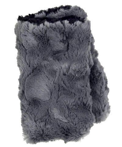 Fingerless Gloves | Cuddly Stone Faux Fur | Pandemonium Millinery