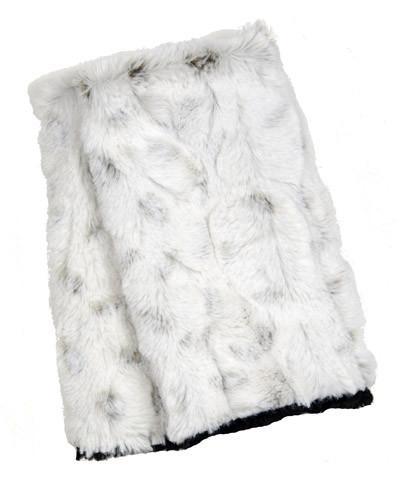 Reversible Fingerless Gloves | Luxury Faux Fur in Winters Frost | Pandemonium Millinery