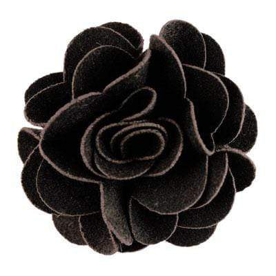 Flower Brooch - Felt Folds (One Black Left!)