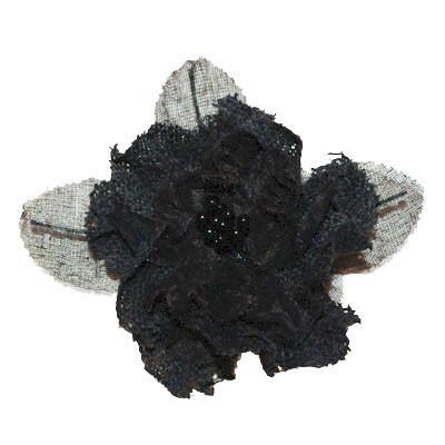 Flower Brooch - Linen & Organdy