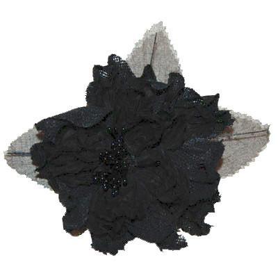Flower Brooch - Linen & Organdy