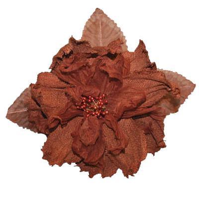 Flower Brooch - Linen & Organdy