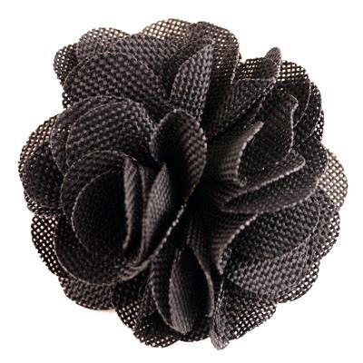 Mesh Flower Brooch | Gray Petals  | Pandemonium Millinery | Seattle WA