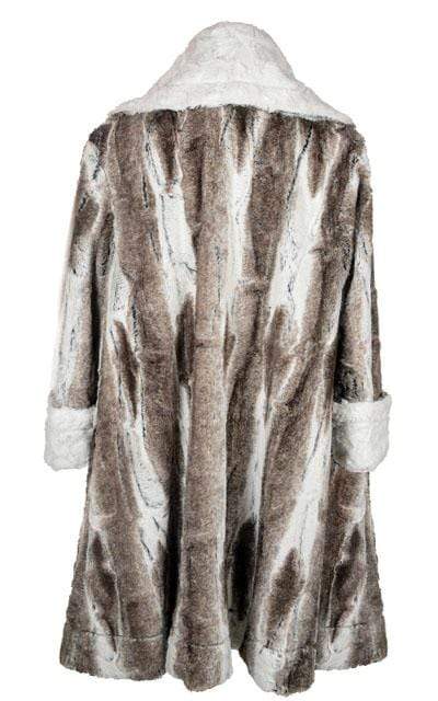 Garland Swing Coat - Luxury Faux Fur in Birch with Cuddly Fur in Ivory  - Sold Out!