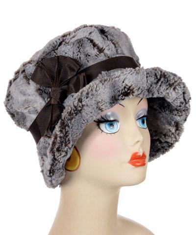 Hat Band Style 42 with Bow in Grosgrain on Hat | Handmade in Seattle WA | Pandemonium Millinery