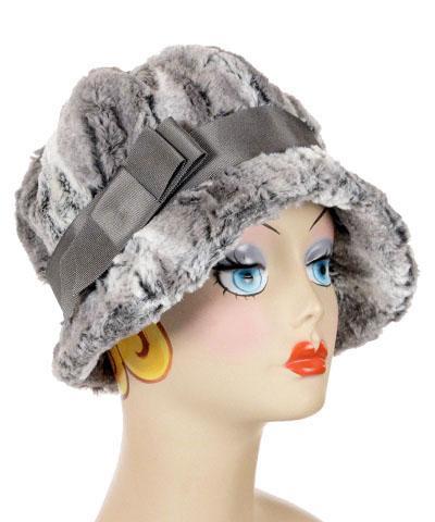 Hat Band Style 91 with Bow in Grosgrain on Hat | Handmade in Seattle WA | Pandemonium Millinery
