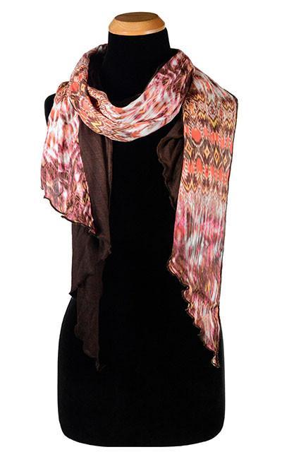 Handkerchief Scarf - Pink Dream with Terra Jersey Knit